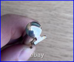 Tiffany & Co. T&C T Shaped Clip Sterling Silver 925 Ballpoint Pen with Box & Pouch