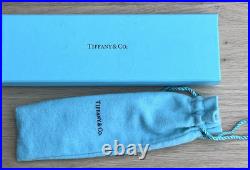 Tiffany & Co. T&C T Shaped Clip Sterling Silver 925 Ballpoint Pen with Box & Pouch