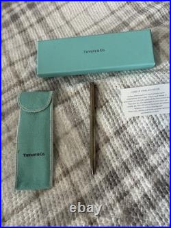 Tiffany & Co. T-Clip 925 Sterling Silver Ballpoint Pen Authentic USA