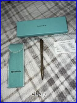 Tiffany & Co. T-Clip 925 Sterling Silver Ballpoint Pen Authentic USA