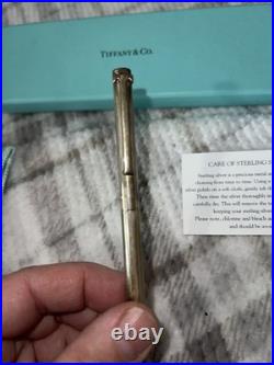 Tiffany & Co. T-Clip 925 Sterling Silver Ballpoint Pen Authentic USA