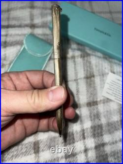 Tiffany & Co. T-Clip 925 Sterling Silver Ballpoint Pen Authentic USA
