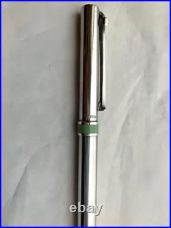 Tiffany & Co. T-Clip Ball Point Pen Sterling Silver 925 Chrome Trim Japan Used Tiffany & Co. T-Clip Ball Point Pen Sterling Silver 925 Chrome Trim Japan Used