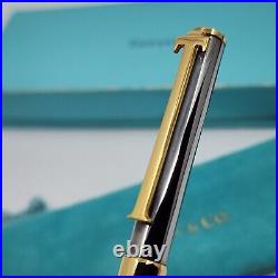 Tiffany & Co T-Clip Ballpoint Pen Gold & Silver