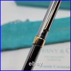 Tiffany & Co T-Clip Ballpoint Pen Gold & Silver