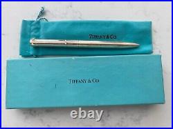 Tiffany & Co. T-Clip Ballpoint Pen Sterling Silver 925