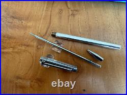 Tiffany & Co T-Clip Sterling Silver Square Design Ball Pen