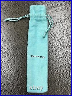 Tiffany & Co. T-clip Ballpoint Pen (engraved) (with Pouch)