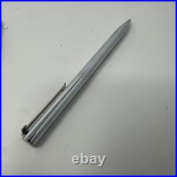 Tiffany & Co T-clip Sterling Silver Enamel Executive Ballpoint Pen with Bag