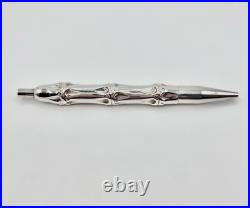 Tiffany & Co. Vintage Sterling Silver Bamboo Ballpoint Pen