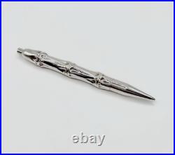 Tiffany & Co. Vintage Sterling Silver Bamboo Ballpoint Pen