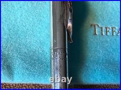 Tiffany & Co Vintage Sterling Silver Ribbon Clip Ballpoint Pen