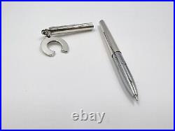 Tiffany & Company Sterling Silver 925 Pen With Horseshoe Charm With Blue Ink