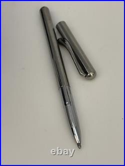 Tiffany Elsa Peretti Sterling Silver Ballpoint Pen Marked Engraved Works 5 Vtg Tiffany Elsa Peretti Sterling Silver Ballpoint Pen Marked Engraved Works 5 Vtg