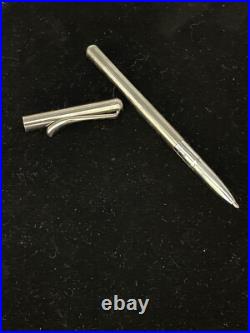 Tiffany Elsa Peretti Sterling Silver Ballpoint Pen Marked Engraved Works 5 Vtg