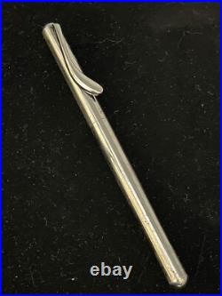 Tiffany Elsa Peretti Sterling Silver Ballpoint Pen Marked Engraved Works 5 Vtg