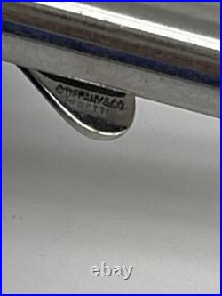 Tiffany Elsa Peretti Sterling Silver Ballpoint Pen Marked Engraved Works 5 Vtg