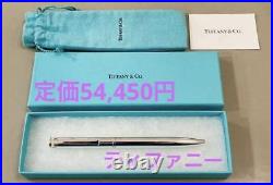 Tiffany Luxury Ballpoint Pen 925 Sterling Silver