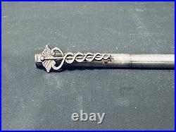 Tiffany Sterling Pen With Medical Symbol Caduceus
