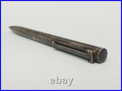 Tiffany Sterling Silver 925 T Clip Ballpoint Pen with Patina Rare Vintage