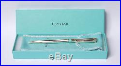Tiffany T- Clip Retractable Ballpoint Pen In Sterling Silver £170 New