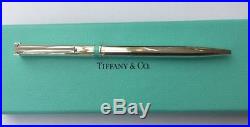 Tiffany T- Clip Retractable Ballpoint Pen In Sterling Silver £170 New