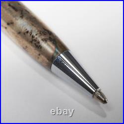 Tiffany and Co Sterling Silver T Clip Vintage Ballpoint Twist Pen w Blue Bag