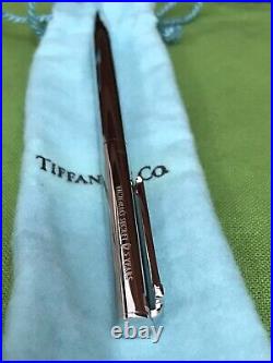 Tiffany and Co. T Clip Ballpoint Pen Sterling Silver
