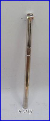 Tiffany and Co. T-Clip Sterling Silver Petite Ball Pen-new refill installed