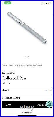 Tiffany diamond point rollerball pen