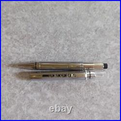 Two pilot custom sterling silver ballpoint pens and a cross ballpoint pen Used