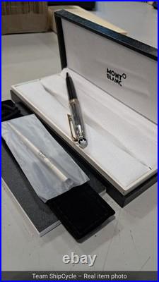 U21472 Montblanc Meisterstuck Solitaire Doue Sterling Silver 925 Ballpoi G2U