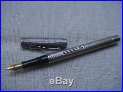 ULTRA RAREWaterman Combo Hide Pencil Sterling Silver Fountian Pen
