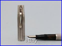 ULTRA RARE 1930s Vintage Fend Sterling 900 Fountain Pen 14k IZO Flex Nib