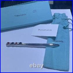 UNIQUE Tiffany & Co. Sterling Silver Card Suits Heart Spade Club Poker Rare Pen
