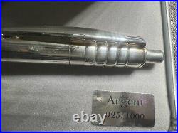 UNOARGENTO Silver Ballpoint Pen 925 STERLING Silver Click Writes 2
