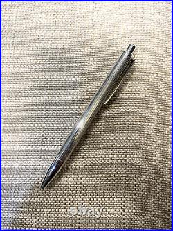 Unoargento Original 925 Sterling Silver Push-Down Ballpoint Pen $1K APR w CoA