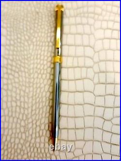 Unused Vintage TIFFANY & Co Vintage Sterling Silver/Gold Vermillion T Clip Pen