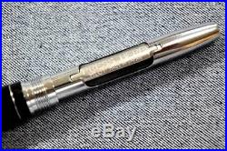 Used Pilot custom Sterling Silver Heart Sutra fountain pen 18K F-nib