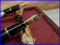 VATICAN MUSEUMS By VISCONTI Sterling Silver Limited Edition 3 Fountain Pen SET