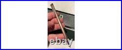 VERY RARE Authentic GUCCI Vintage Sterling SILVER Ballpoint Pen Penna Biro