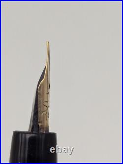VERY RARE Salz Sterling Silver Filigree Eye Drpper Fountain Pen 14K Nib