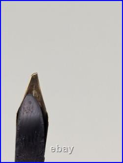 VERY RARE Salz Sterling Silver Filigree Eye Drpper Fountain Pen 14K Nib