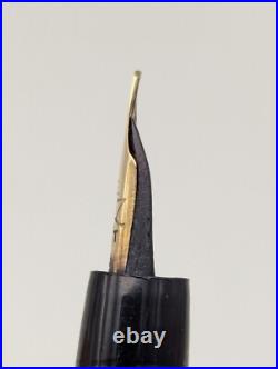 VERY RARE Salz Sterling Silver Filigree Eye Drpper Fountain Pen 14K Nib