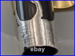 VERY RARE Salz Sterling Silver Filigree Eye Drpper Fountain Pen 14K Nib