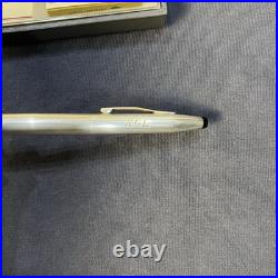 VINTAGE CROSS FOUNTAIN PEN STERLING SILVER 14k Medium NIB AT Personalized