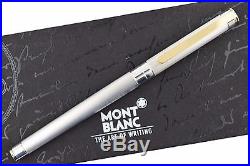 VINTAGE Montblanc Noblesse Oblige Sterling Silver & Gold Fountain Pen M Nib RARE