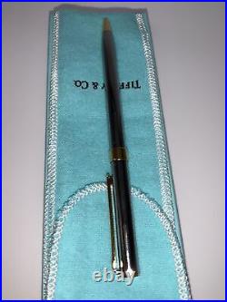 VINTAGE TIFFANY & CO PEN SILVER WITH GOLD MARKED BUSINESS WEEK-With BOX & DUSTBAG