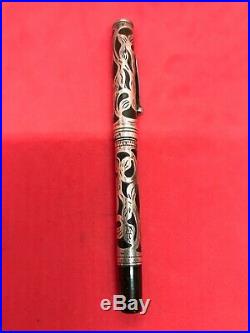 VINTAGE WATERMAN IDEAL 414 Sterling Silver Overlay FOUNTAIN PEN Sept 26 1905