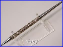 VNTG 6.75 925 Sterling Silver Repousse TRIBES of ISRAEL Ballpoint Desk Pen